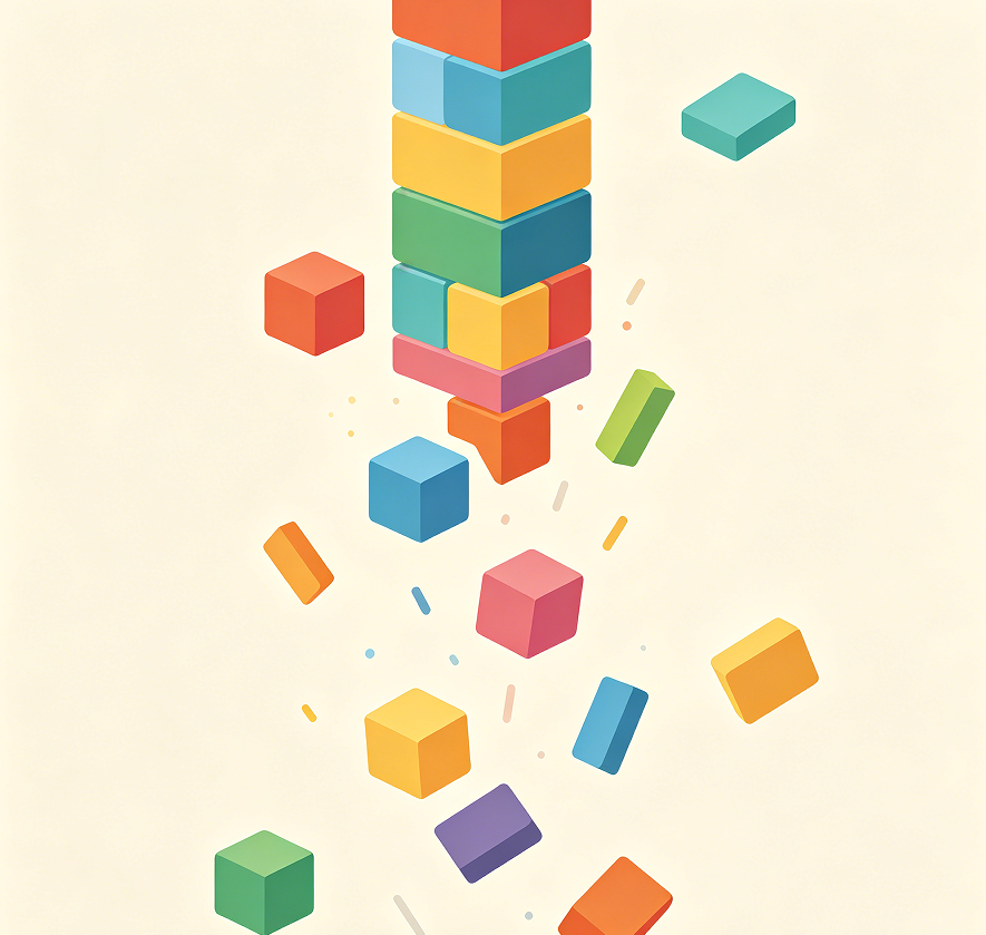 Tower Tumble: Cascading Blocks Image 2