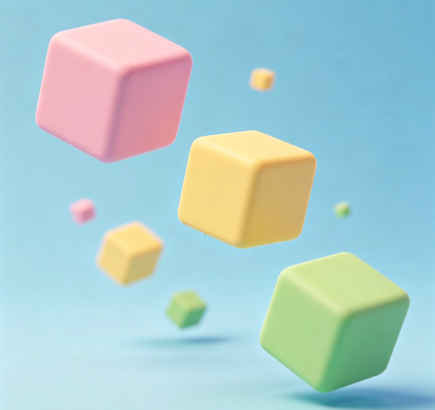 Floating Blocks: Low Gravity Image 2